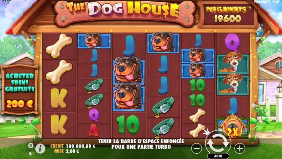 The Dog House Megaways slot by Pragmatic Play