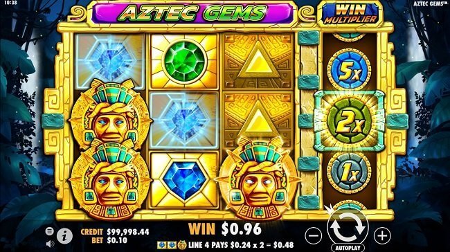 Aztec Gems 3-reel slot