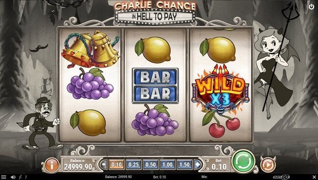 Charlie Chance in Hell to Pay 3-reel slot
