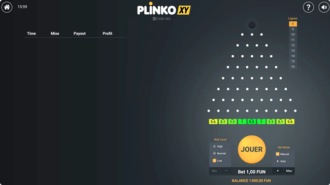 Plinko XY by BGaming