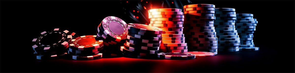 Best online casino bonuses page visual (casino chips)