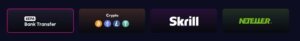 Wildzy Casino withdrawal page
